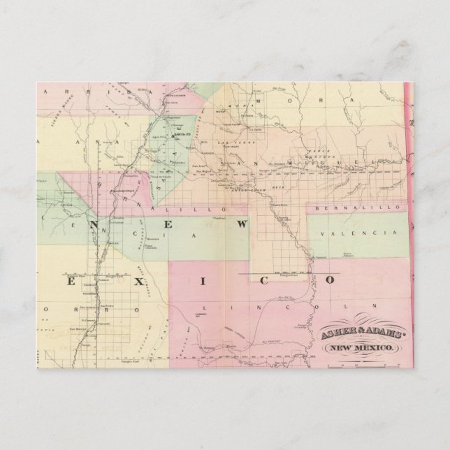 Postal Nuevo México (Anverso)