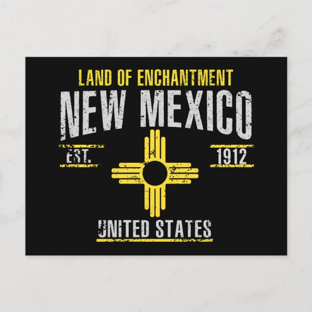 Postal Nuevo México (Anverso)
