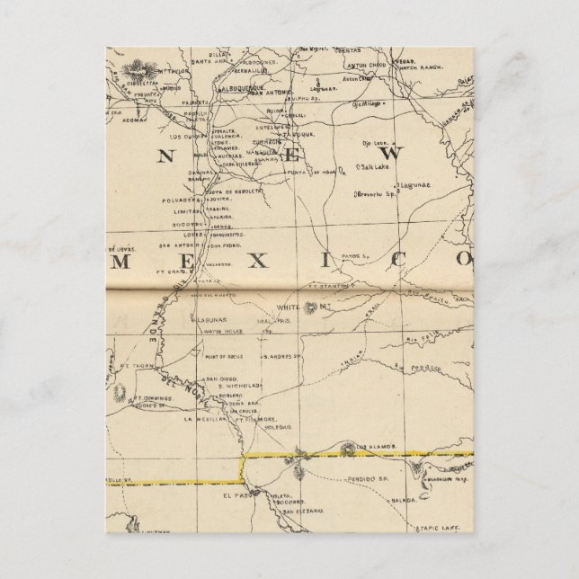 Postal Nuevo México 3 (Anverso)