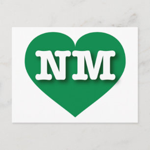 Postal Nuevo México Corazón Verde - Amo NM
