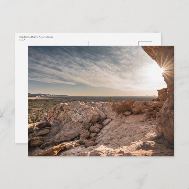 Postal Nuevo México - Estados Unidos (Anverso / Reverso)