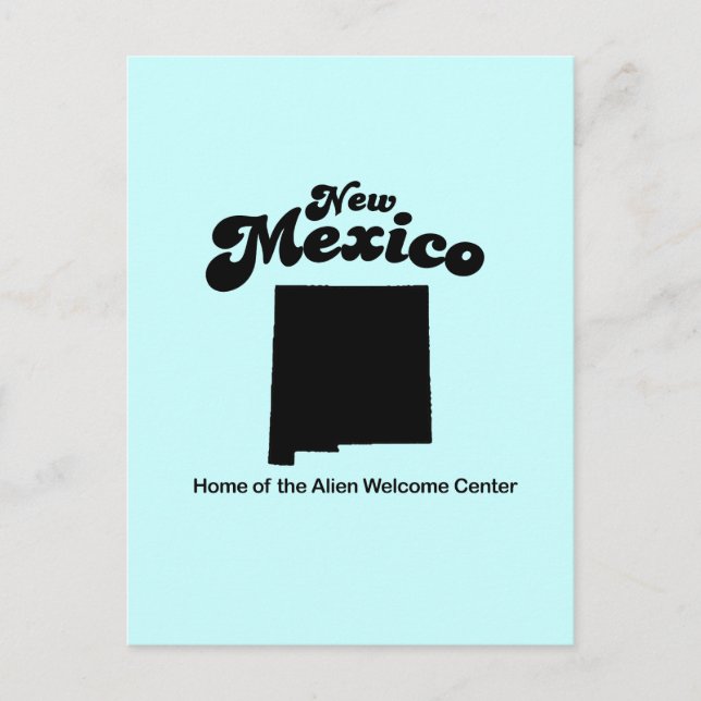 Postal Nuevo México Motto - Centro de Bienvenida para Ext (Anverso)