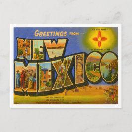 Postal Nuevo México Saludos De Estados Unidos