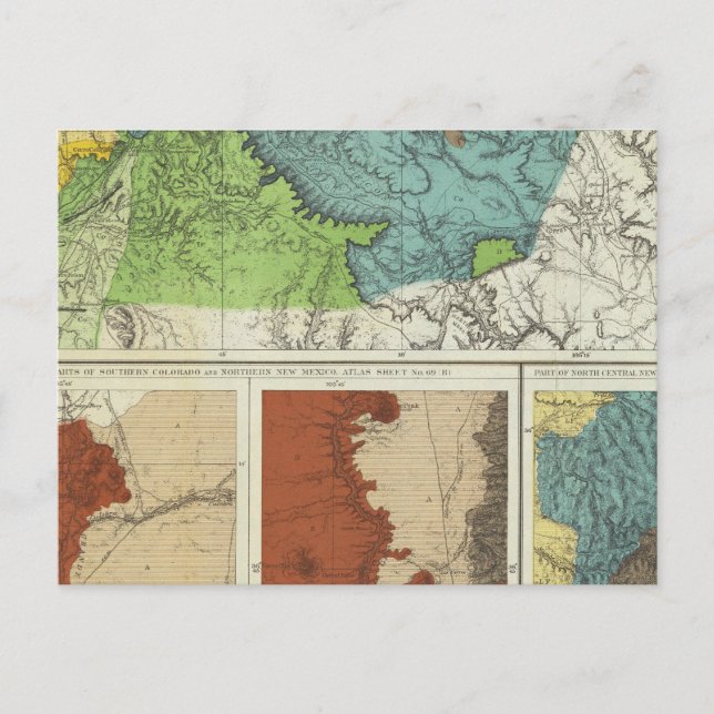 Postal Nuevo México y la Colorada (Anverso)