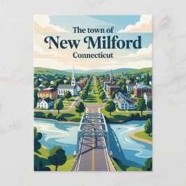 Postal Nuevo Milford Connecticut