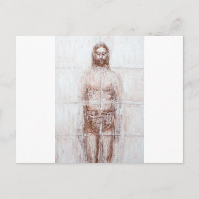 Postal Nuevo mortaja de Turín (Jesús del Realismo Contemp (Anverso)