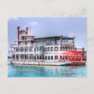 Postal Nuevo Orleans Paddle Steamer