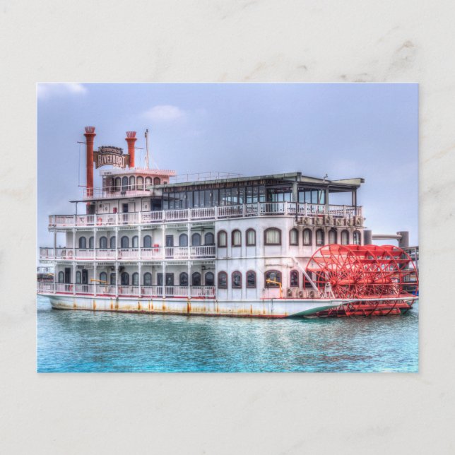 Postal Nuevo Orleans Paddle Steamer (Anverso)