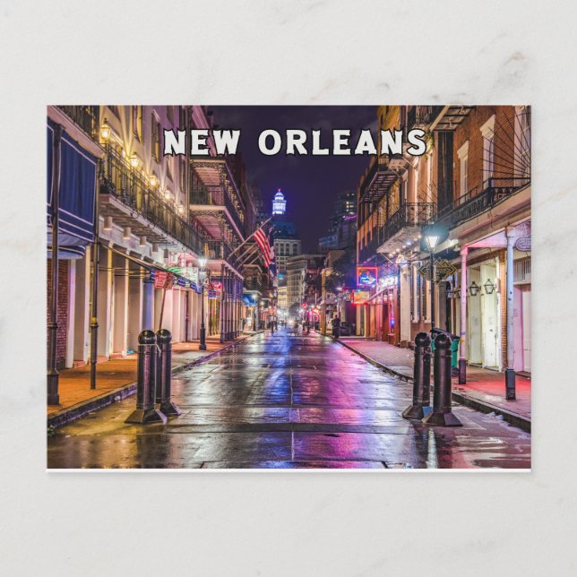 Postal Nuevo Orleans Postcard Souvenir (Anverso)
