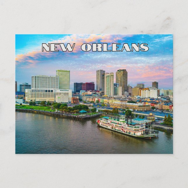 Postal Nuevo Orleans Postcard Travel Souvenir (Anverso)