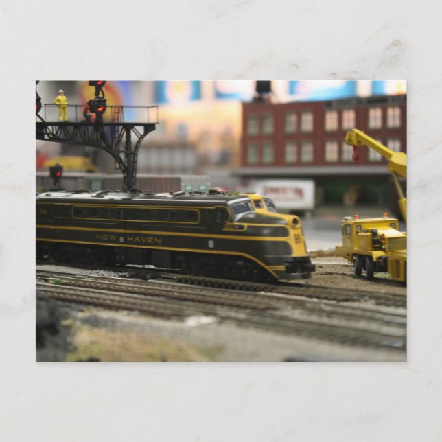 Postal nuevo paraíso ferroviario dl-109 (Anverso)