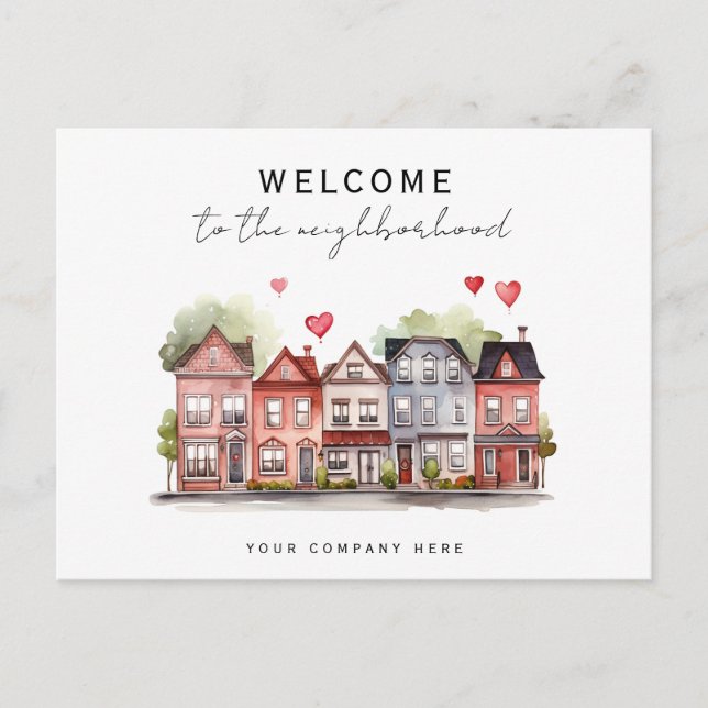 Postal Nuevo propietario Bienvenido al Barrio Inmobiliari (Anverso)