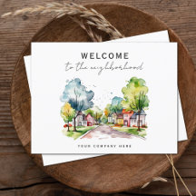 Nuevo propietario Bienvenido al vecindario Realty