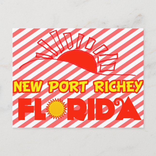 Postal Nuevo Puerto Richey, Florida (Anverso)