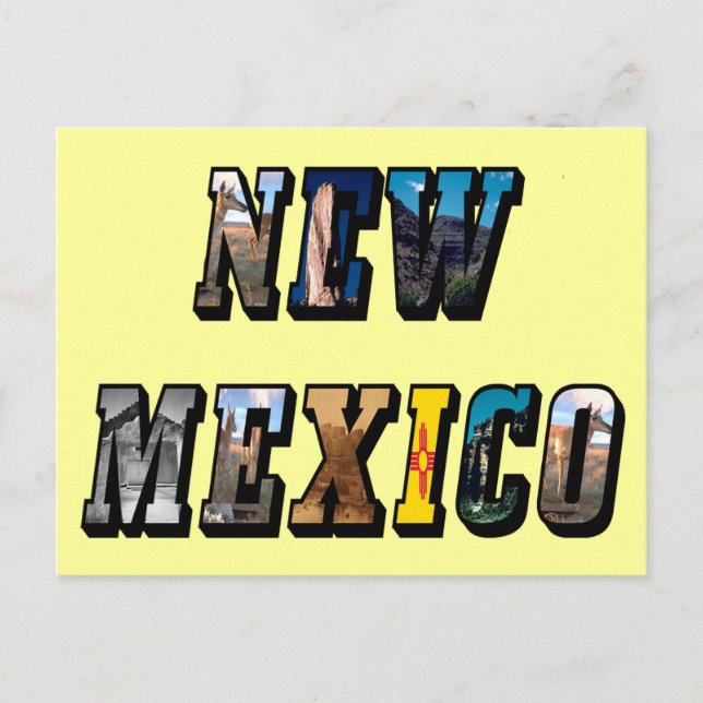 Postal Nuevo texto de imagen de México (Anverso)