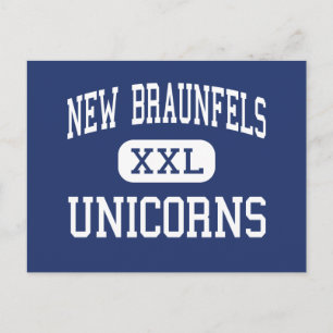 Postal Nuevos Braunfels - Unicornios - Alto - Nuevos Brau