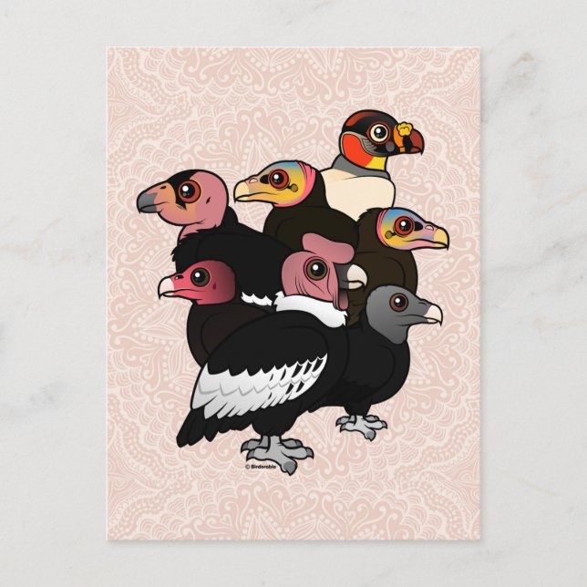 Postal Nuevos buitres mundiales (Anverso)