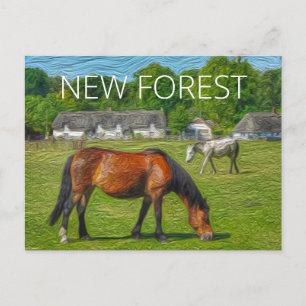 Postal Nuevos ponis forestales