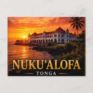Postal Nuku'alofa Tonga Frente al Océano Isla Viajes 🌍