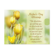 Numbers 6:24-26, Mother's Day Blessings, Tulips