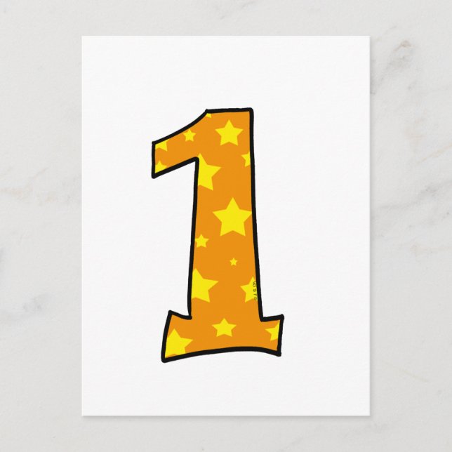 Postal Número 1 (Anverso)