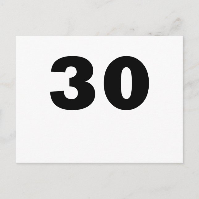 Postal Número 30 (Anverso)