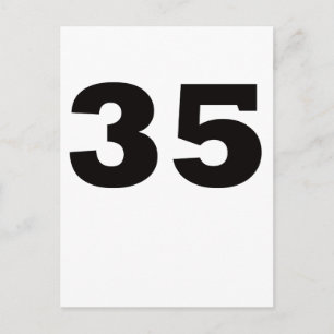 Postal ¡Número 35!