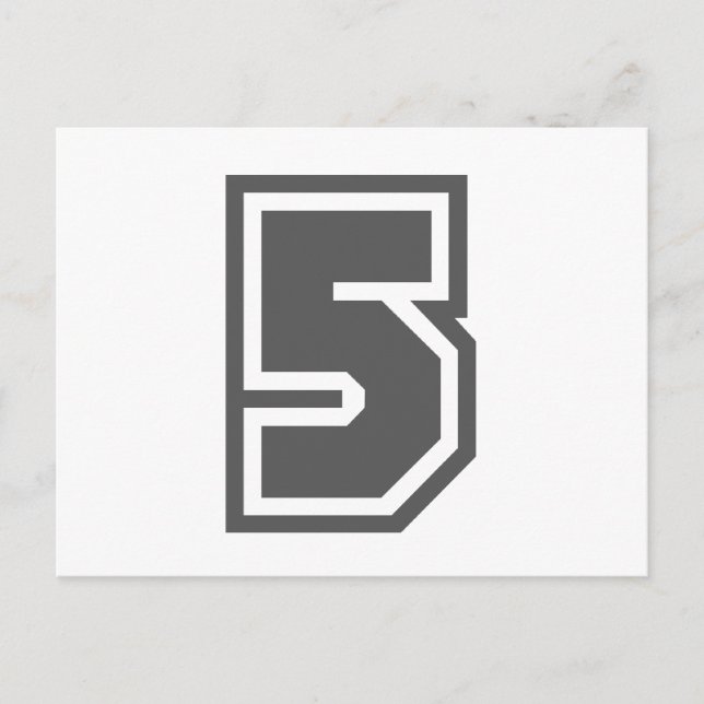 Postal Número 5 (Anverso)