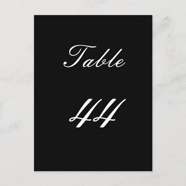 Postal Número de mesa 44 (Anverso)