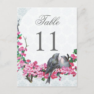 Postal Número de tabla de Bodas de aves vitícolas de invi
