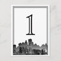 Número de tabla de bodas de destino de Chicago