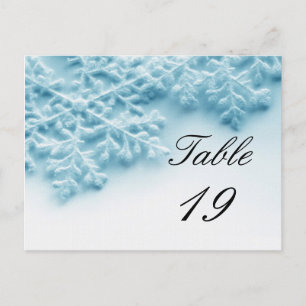 Postal Número de tabla de eventos de Fiesta de navidades