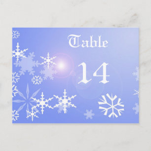 Postal Número de tabla de navidad