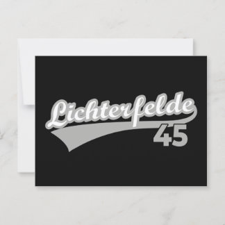 Postal Número del logotipo de la ciudad de Lichterfelde 4