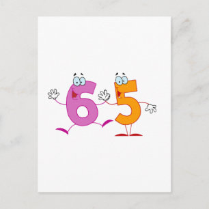 Postal Número feliz 65