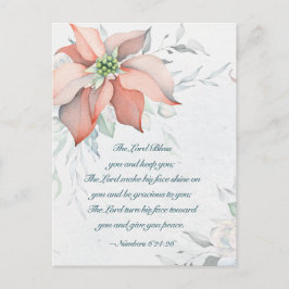 Postal Números 6:24-26 El Señor Bendice A Tus Navidades
