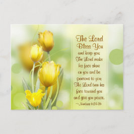 Postal Números 6 24-26 El Señor os bendiga y os guarde