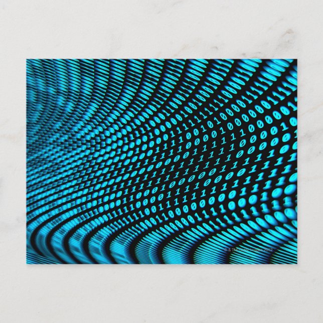 Postal Números binarios (Anverso)