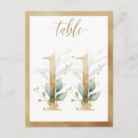 Números de la tabla de oro de la flotación verde, 