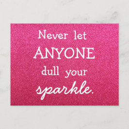 Postal Nunca Dejar Que Nadie Duerma Tu Esparadrapo - Purp