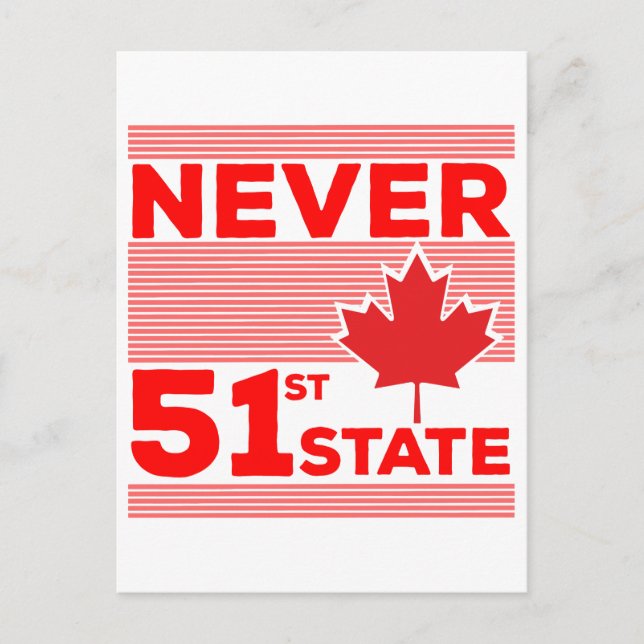 Postal Nunca el estado 51 (Anverso)