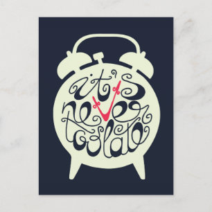 Postal Nunca es demasiado tarde