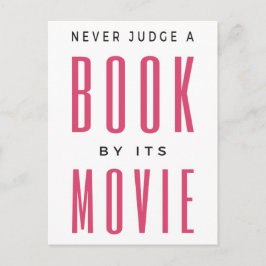 Postal Nunca juzgues un libro por su película