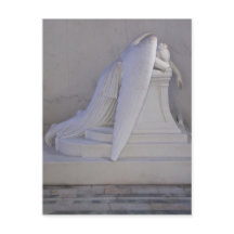 Nunca llorar solo Angel Postcard (vista lateral)