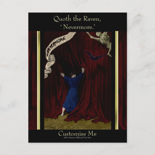 Postal Nunca más... (Anverso)