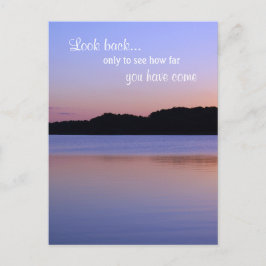 Postal Nunca Mirar Atrás No Lamentar Cita De Inspiración 