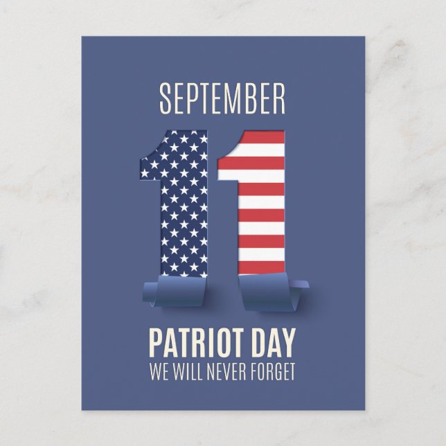 Postal Nunca olvidaremos el 911 (Anverso)