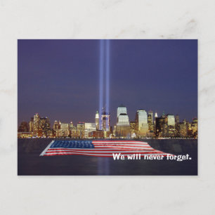 Postal Nunca Olvidaremos El Tributo Del 9-11