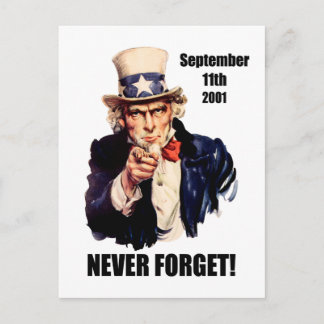 Postal Nunca olvidemos el 11 de setiembre