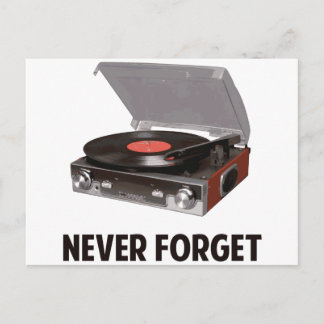 Postal Nunca Olviden A Los Jugadores De Vinyl Record